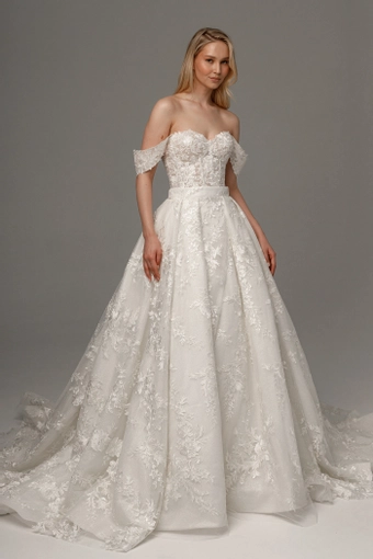 Olivia Bottega 2 in 1 Wedding Dress Mitsis With Detachable Airis Skirt #2 frontface vertical thumbnail