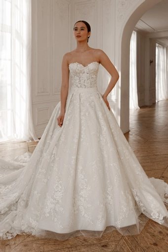Olivia Bottega 2 in 1 Wedding Dress Mitsis With Detachable Airis Skirt #1 frontface vertical thumbnail