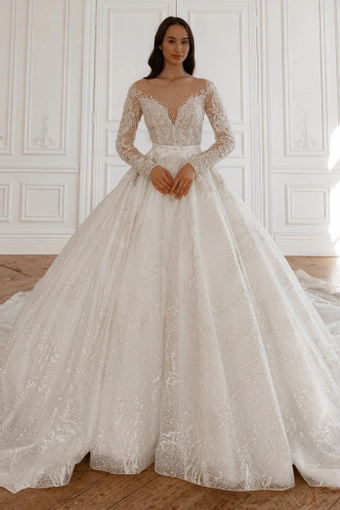 Olivia Bottega 2 in 1 Wedding Dress Sabrina With Detachable Skirt Meryem #0 default frontface vertical thumbnail