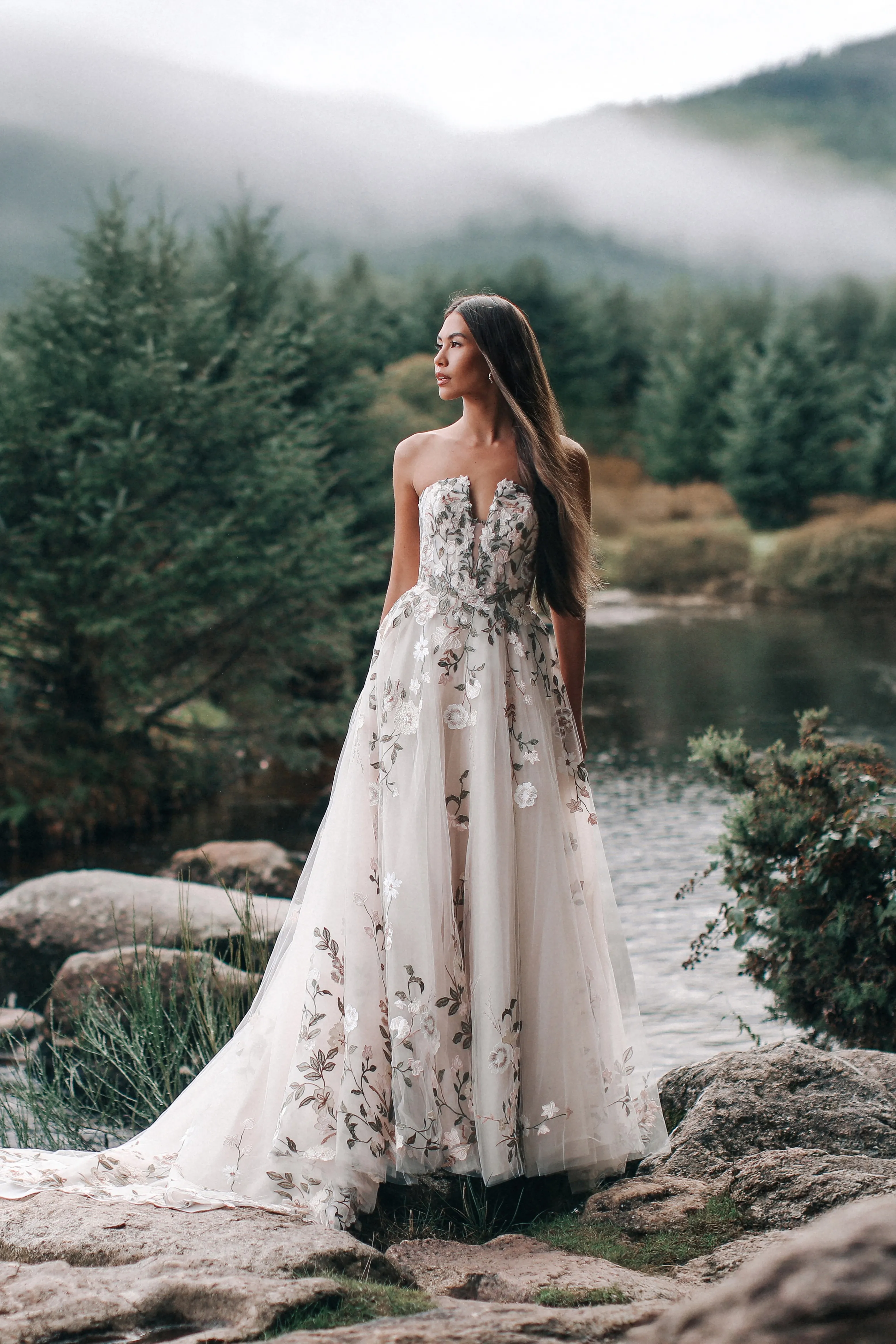 plus size fairy tale wedding dresses Plus-Size Sparkly Tulle Long-Sleeve Ball Gown