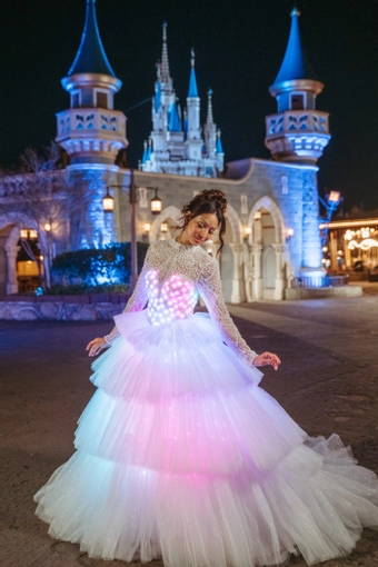 Disney Fairy Tale Weddings Style #DP459 #2 frontface vertical thumbnail