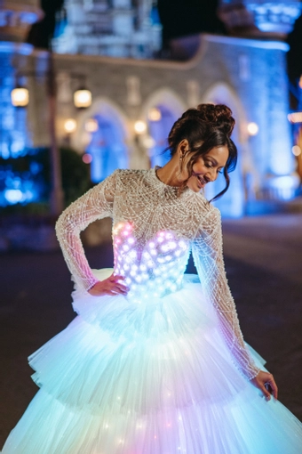 Disney Fairy Tale Weddings Style #DP459 #3 frontface vertical cropped thumbnail