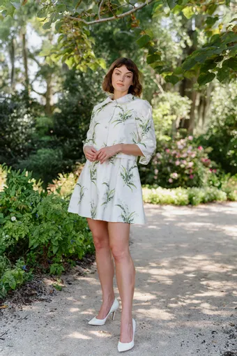 Lula Kate Style #Blair Jacket Sabrina Gathered Mini #0 default frontface vertical thumbnail