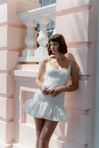 Lula Kate Style #Jane Drop Waist Mini #0 default frontface vertical thumbnail