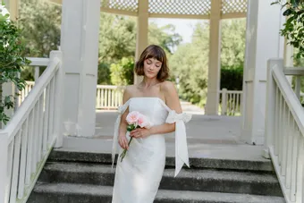 Lula Kate Style #Julie Straight Tea Length #0 default frontface thumbnail