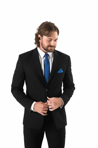 Metro Collection Style Black Metro Suit #1 frontface vertical thumbnail