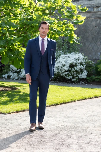 Metro Collection Style Navy Metro Suit #1 frontface vertical thumbnail