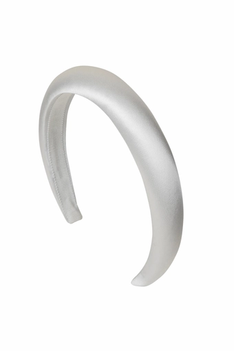 Jenny Yoo 15BA3 Tori Headband in Satin #1 vertical thumbnail