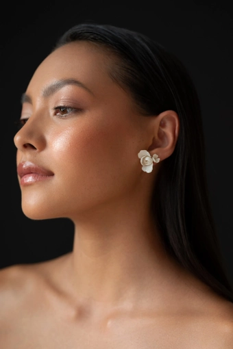 Jenny Yoo AB02 Blossom Stud Earring #1 vertical thumbnail