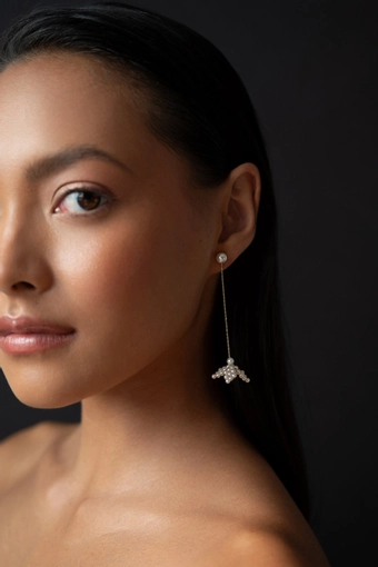 Jenny Yoo AB05 Harper Strands Earring #1 vertical thumbnail