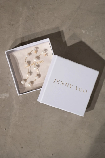 Jenny Yoo J1232 Hudson Multi Pearl Drop Earring #1 vertical thumbnail