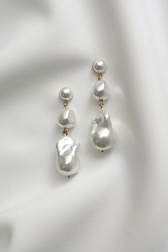 Jenny Yoo J2230 Juniper Pearl Drop Earring #1 vertical thumbnail