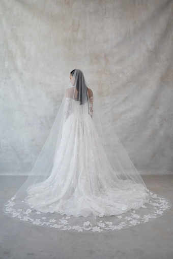 Jenny Yoo V12663 Phoebe Veil #3 backface vertical thumbnail