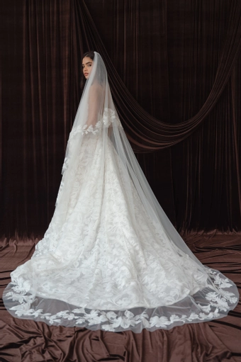 Jenny Yoo V22554 Ezra Veil #2 backface vertical thumbnail