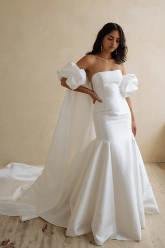 Jenny Yoo C12426 Jewel Cape #1 frontface vertical thumbnail