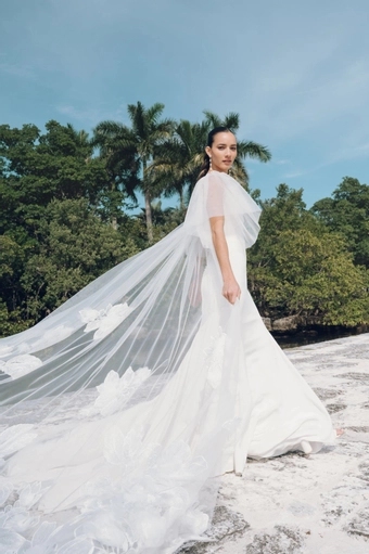 Jenny Yoo C12462 Hayworth Cape #3 default backface vertical thumbnail