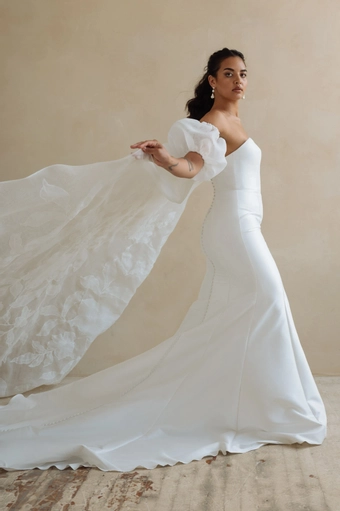 Jenny Yoo C12490 Giselle Cape #2 vertical thumbnail