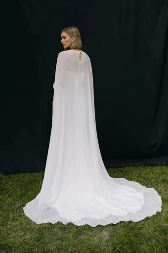 Jenny Yoo C12684 Belinda Cape #3 backface vertical thumbnail