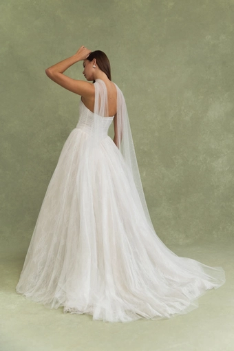 Jenny Yoo SC12650 Soft Tulle Bridal Scarf #1 default backface vertical thumbnail