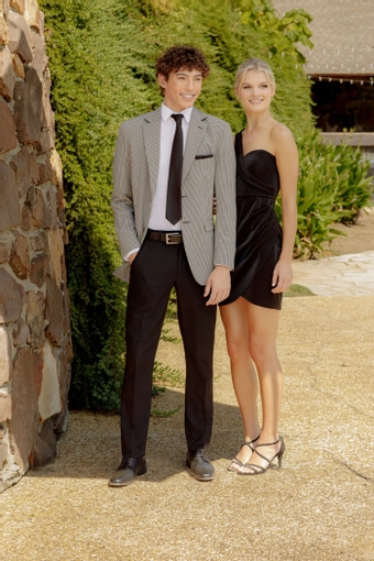 Larr Brio Houndstooth Soft Coat #2 frontface vertical thumbnail