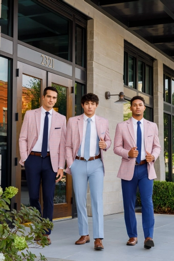 Larr Brio Metro Plaid Coats #5 frontface vertical thumbnail