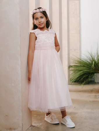 Tip Top Kids 5856   Elegant Youth Formal Occasion Gown #1 frontface vertical thumbnail