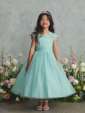 Tip Top Kids 5856   Elegant Youth Formal Occasion Gown #4 frontface vertical thumbnail