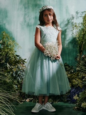 Tip Top Kids 5856   Elegant Youth Formal Occasion Gown #7 frontface vertical thumbnail