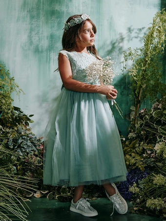 Tip Top Kids 5856   Elegant Youth Formal Occasion Gown #2 frontface vertical thumbnail