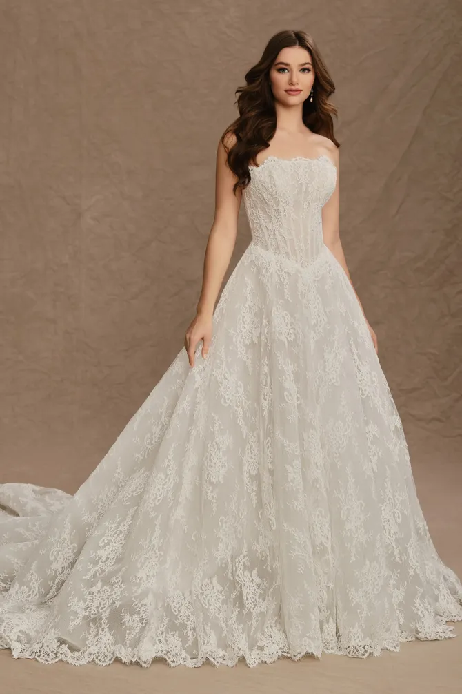 Wedding Dresses by Martin Thornburg | Mon Cheri Bridal| Elegant A