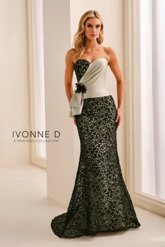 Ivonne D Style #ID2201 #1 Taupe frontface vertical thumbnail