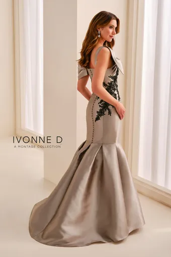Ivonne D Style #ID2202 #3 default Taupe/Black backface vertical thumbnail
