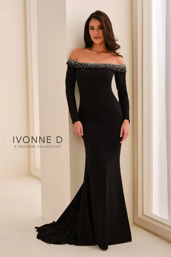 Ivonne D Style #ID2203 #0 default Black frontface vertical thumbnail