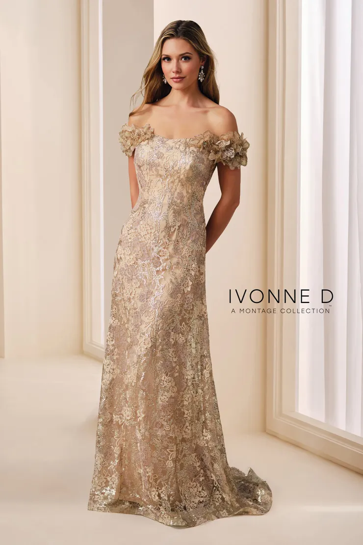 Ivonne D Style #ID2205 #1 Apricot frontface vertical picture