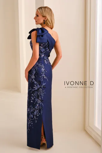 Ivonne D Style #ID2207 #4 default Navy Blue backface vertical thumbnail
