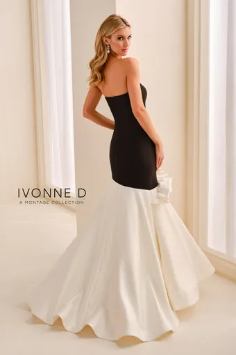 Ivonne D Style #ID2209 #2 default Black/Ivory backface vertical thumbnail