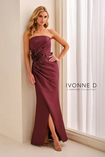 Ivonne D Style #ID2210 #0 default Burgundy frontface vertical thumbnail