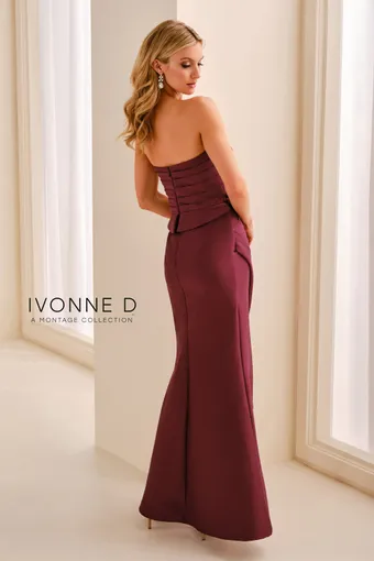 Ivonne D Style #ID2210 #5 default Burgundy backface vertical thumbnail