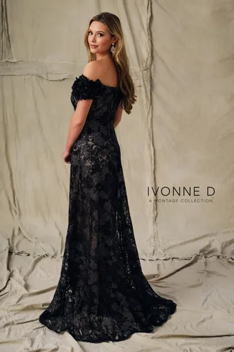 Ivonne D #ID2205 $1 default Black/Taupe backface vertical thumbnail
