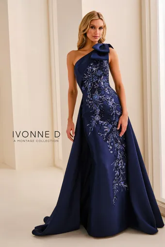 Ivonne D #ID2207 $0 default Navy Blue frontface vertical thumbnail