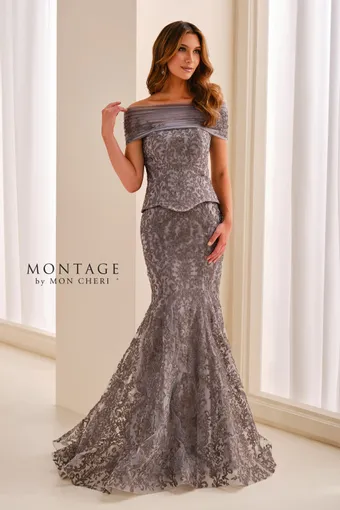 Montage Style #M3218 #1 Pewter frontface vertical thumbnail