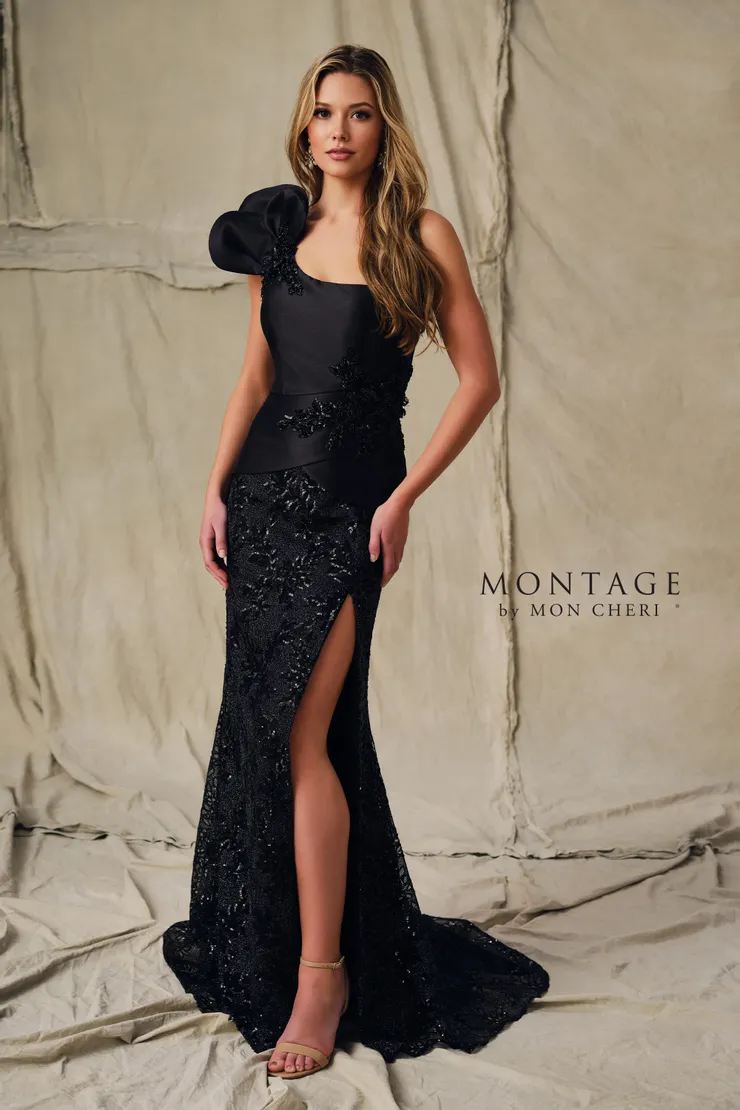 Montage Style #M3223 #1 Black frontface vertical picture