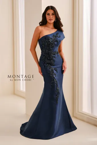 Montage #M3222 $3 Navy Blue frontface vertical thumbnail