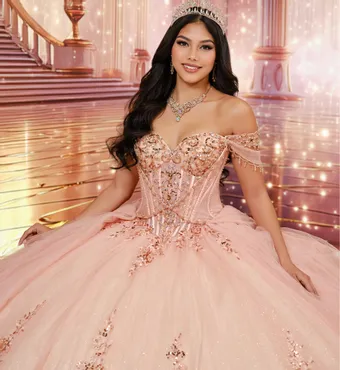 Princesa by Ariana Vara Style #PR30241 #5 Rose Gold frontface vertical cropped thumbnail