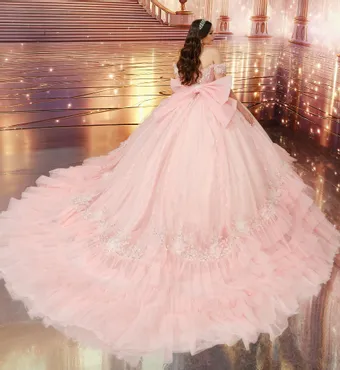 Princesa by Ariana Vara Style #PR30243 #4 Fairy Pink backface vertical thumbnail