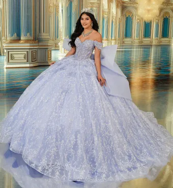 Princesa by Ariana Vara Style #PR30243 #3 Periwinkle frontface vertical thumbnail
