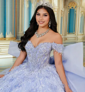 Princesa by Ariana Vara Style #PR30243 #6 Periwinkle frontface vertical cropped thumbnail