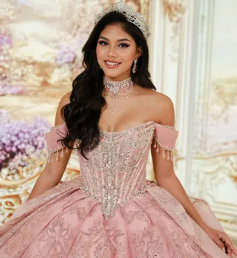 Princesa by Ariana Vara Style #PR30245 #5 Rose Gold frontface vertical cropped thumbnail