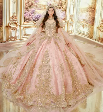 Princesa by Ariana Vara Style #PR30246 #3 Rose Gold/Gold frontface vertical thumbnail