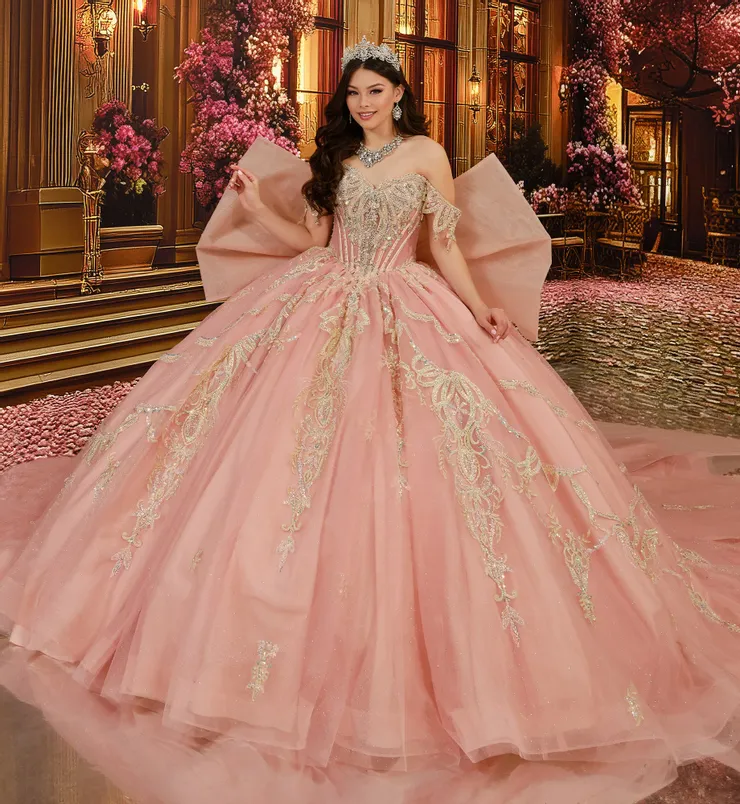 Princesa by Ariana Vara Style #PR30248 #1 Rose Gold frontface vertical picture